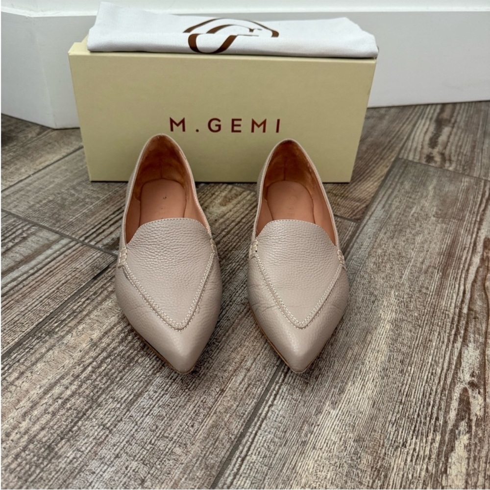 M. Gemi Gia Leather Flats (Size 36)